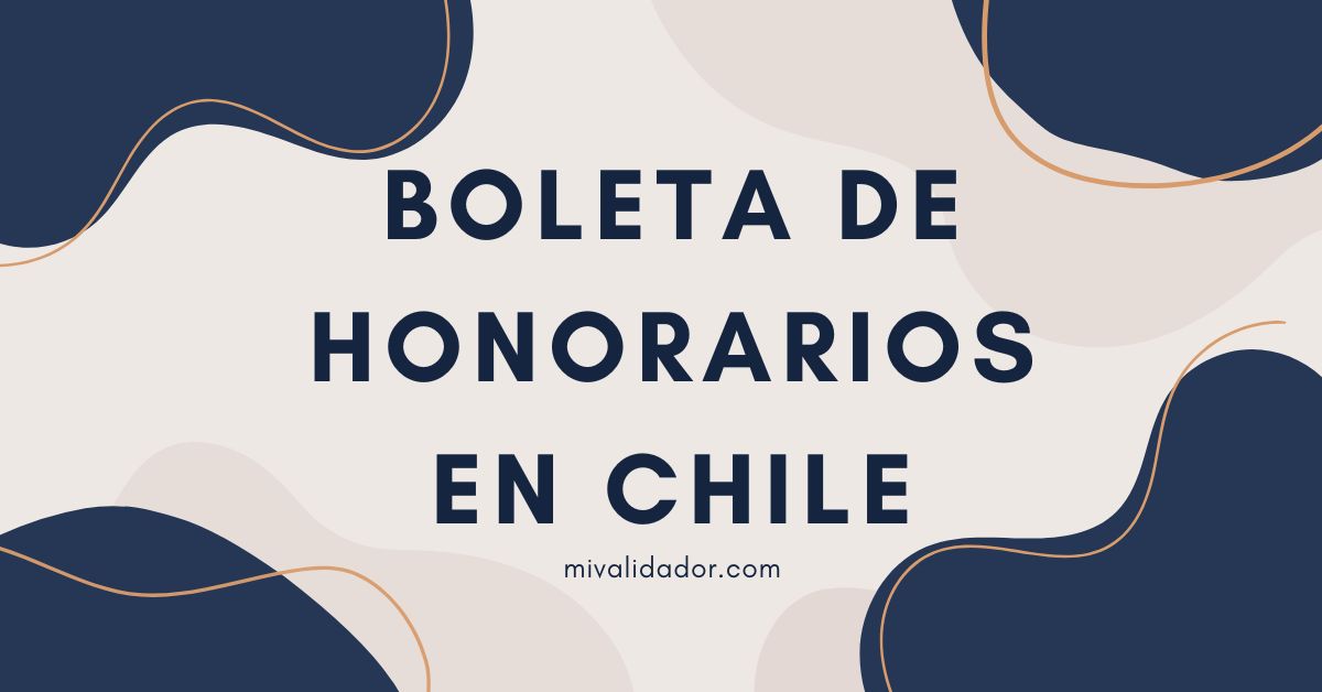 boleta de honorarios